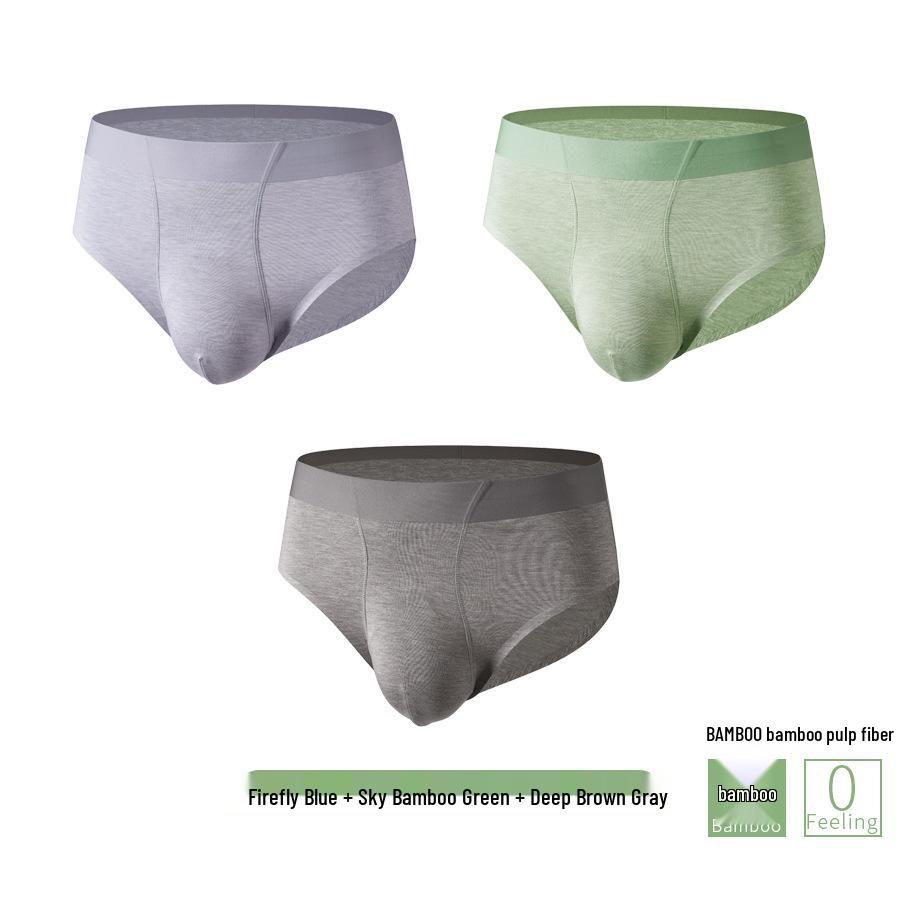 Class A Men s Bamboo Fiber Antibacterial Sports Shorts - Soft, Breathable, Seamless Underwear 2XL/65-75 kg