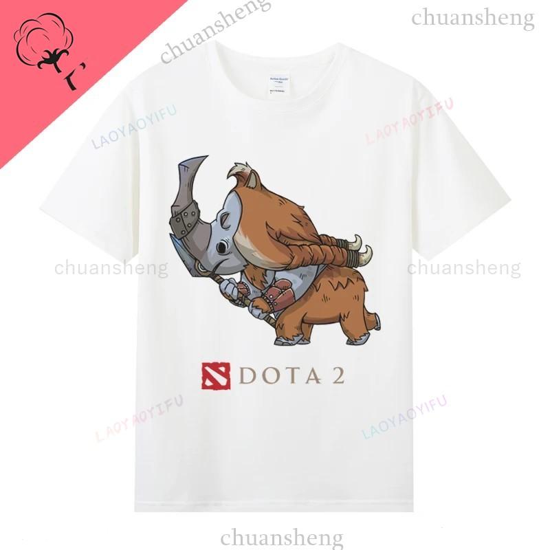 Dota2 Gaming TShirt Game Hero Printed Tshirt Top Shadow Fiend Pudge Axe Slardar Sven Wraith King Cent Phoenix Unisex Clothing