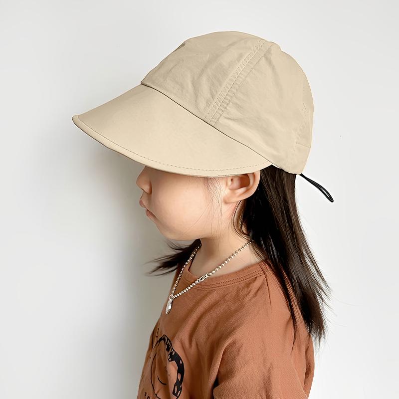 Summer Sun Hat Beach Toddler Baby Baseball Cap Kids Visor Cap For Girls Boys Travel Sun Cap Sun Protection Large Brim Cap