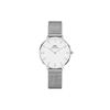DANIEL WELLINGTON Hodinky série PETITE, hodinky, quartzový strojek, bílý ciferník, dámské hodinky, plynoucí zlaté hodinky, jednoduché a univerzální DW00100164