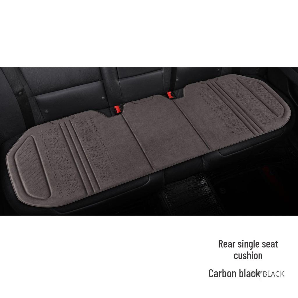 Universal Breathable Lambskin Suede Car Seat Cushion for All Seasons