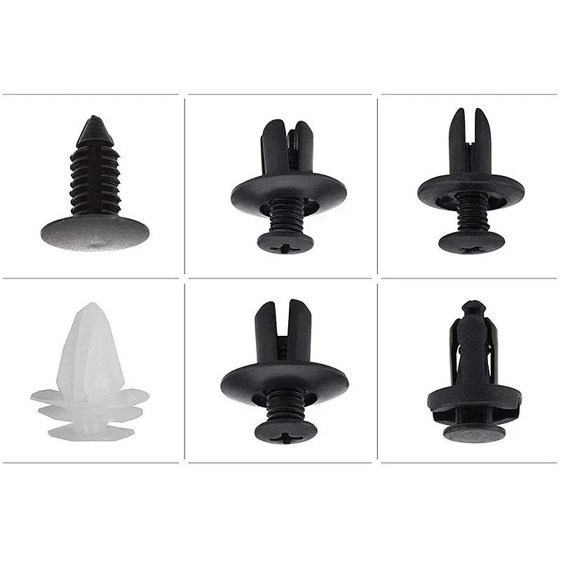 Auto Fastener Clip Mixed Car Body Push Retainer Pin Rivet Bumper Door Trim Panel Fastener Kit Car Clip 100 Box /Bag packaging