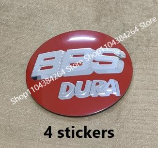 

4pcs BBS DURA Logo 70mm Curved Surface Sticker Car Wheel Hub Center Cap Hub for BBS 0924 0924030 Center HubCaps