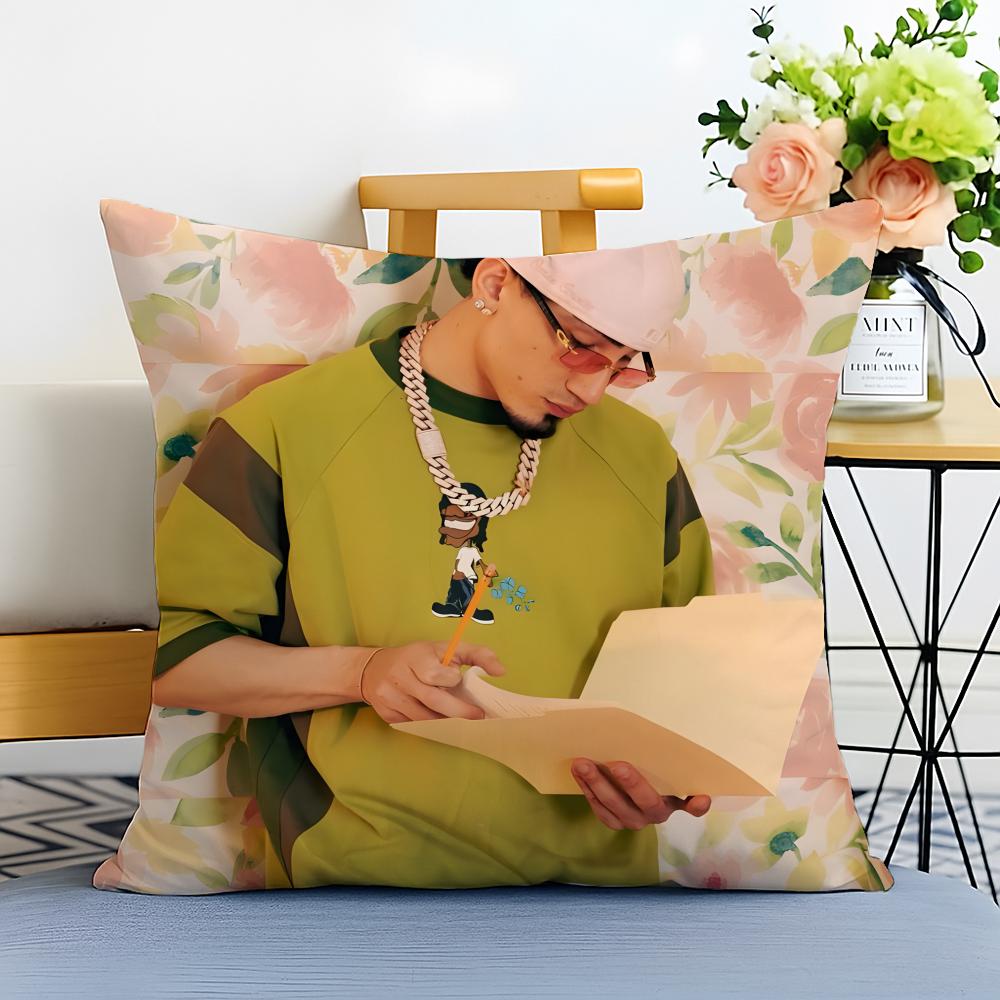 OOmar Courtz Cushion Cover Washable Linen Pillowcase Soft  for Sofa Bed Cozy Home Room Decor