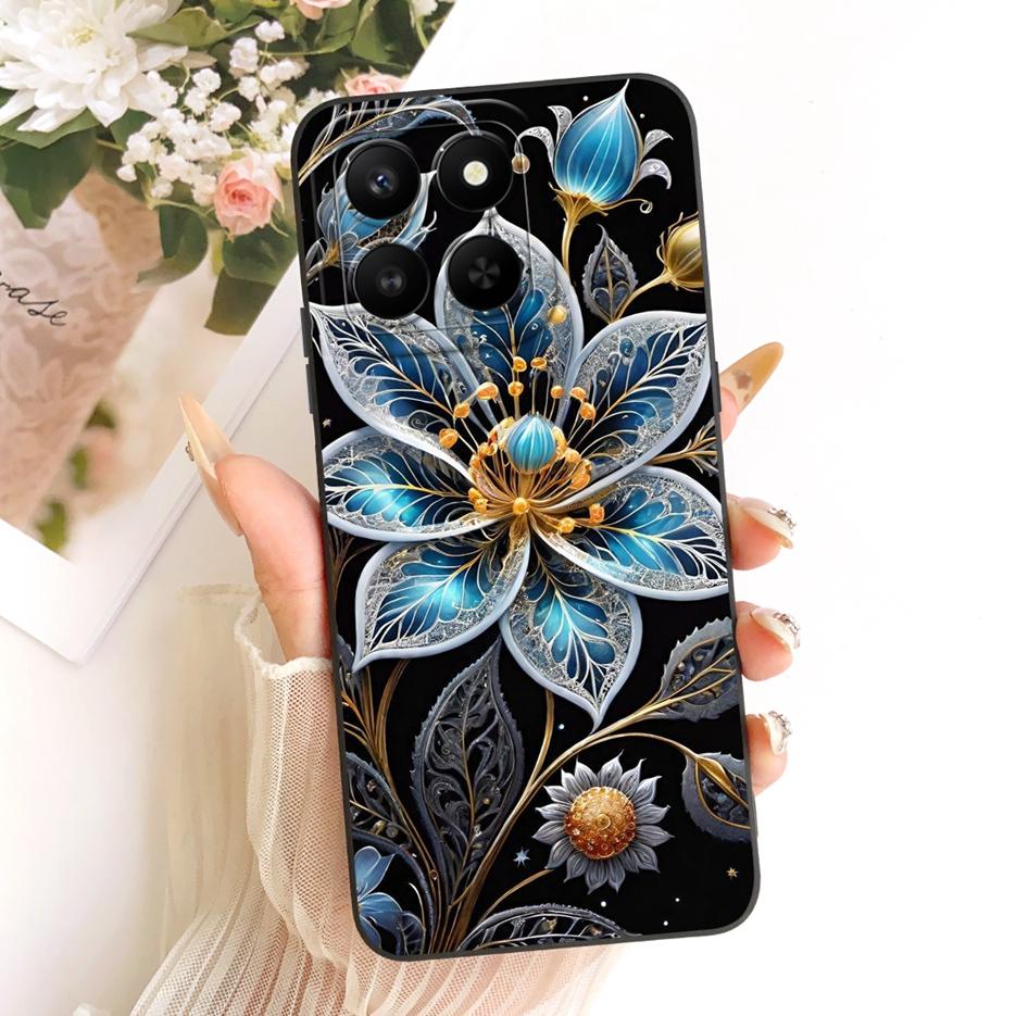 Etui For Honor 400 Smart 5G LGN-NX1 Urocze Śmieszne Kreskówkowe Pokrowiec Odporne na Wstrząsy Etui na Telefon Dla Honor X7d 4G HonorX7d 5G Miękkie Pokrowce Torby
