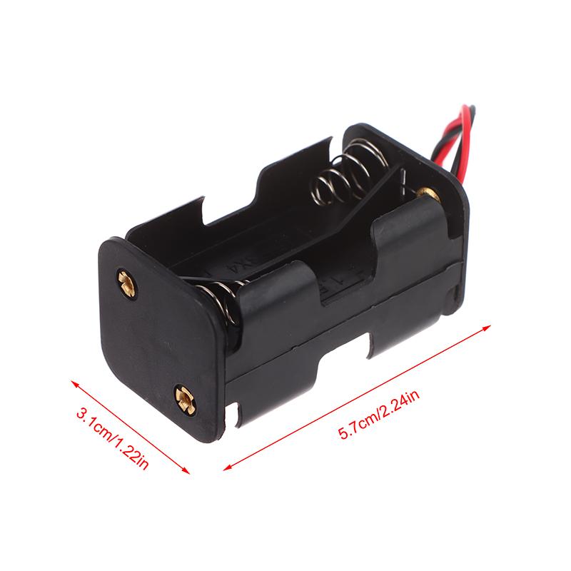 High Quality Aa Battery Holder 6V For 4 X Aa Batteries Black Aa Battery Case