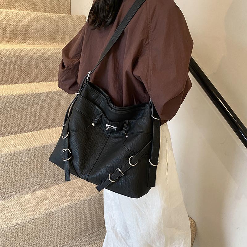 Ielgy Student Class Large-Capacity Tote Bag All-Match One-Shoulder Mess