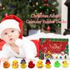 24 Days Of Christmas Advent Calendar Countdown Calendar With 24X Rubber Duck Toys Christmas Countdown Toys For Kids Friends