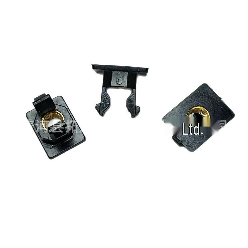 

Compatible with Chery Little Ant, Tiggo 78, Arrizo 5 Pro, Tiggo 5X: License Plate Buckle & Fixing Clip Nut Kit Clear Plastic