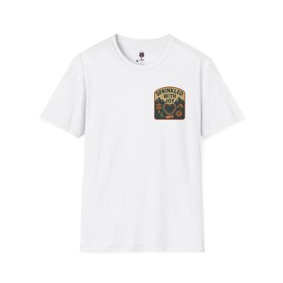 Fröhliches gesprenkeltes Unisex-T-Shirt, Alltagsbekleidung, Geschenk für Freunde, Lässig