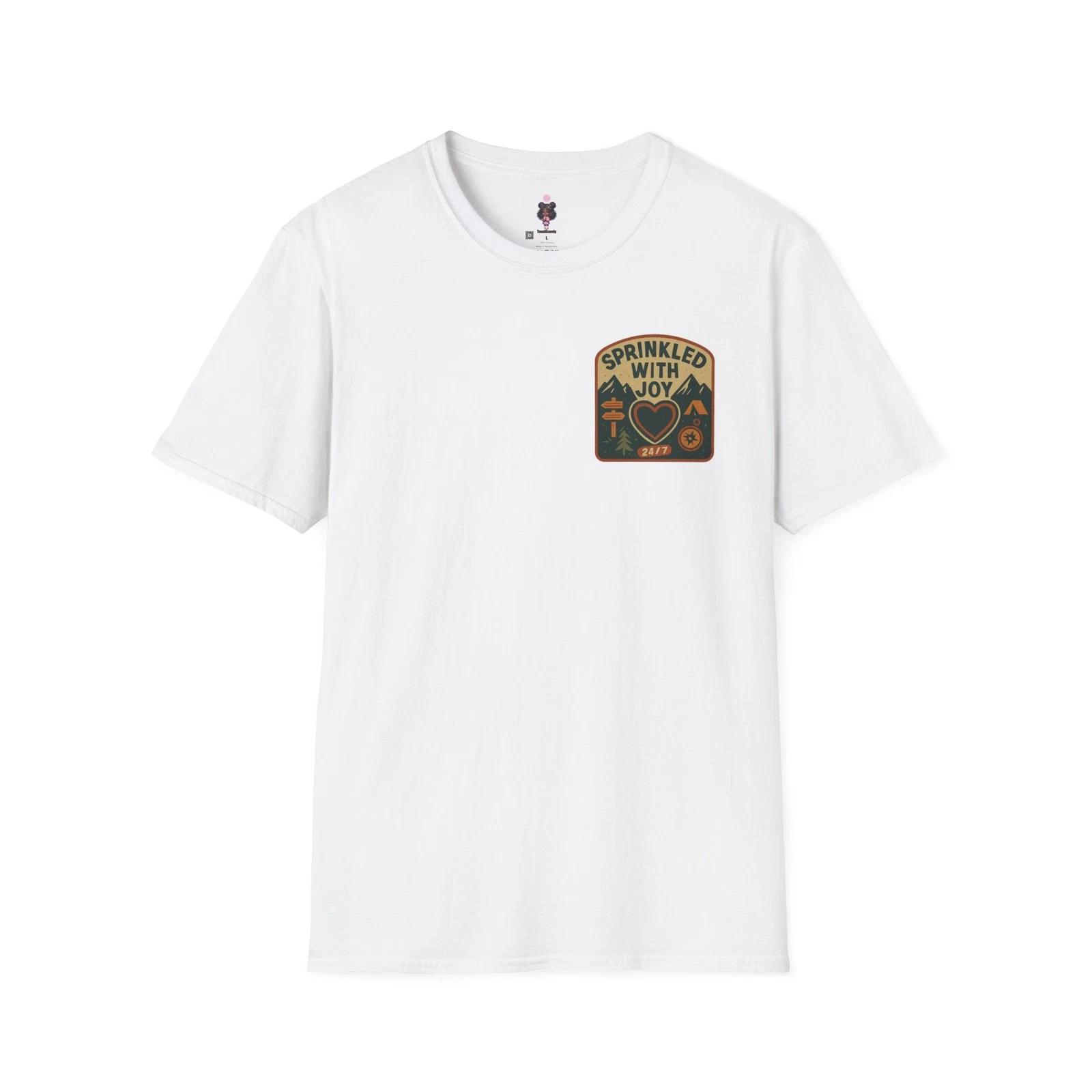 

Joyful Sprinkled Unisex T-Shirt, Everyday Wear, Gift for Friends, Casual L