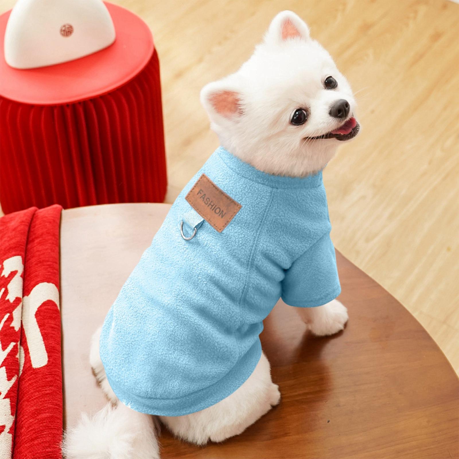 

Dog Sweatshirt, Dog Shirts Pet Sweatshirt Clothing XS небесно-голубой