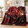 Cristiano Ronaldo Printed Flannel Blanket Warm Comfort Bed Throw For Indoor Home Decoration