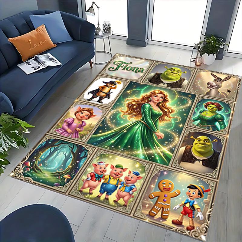 1pc Fiona Friends Carpet Rug for Bedroom Living Room Decor Sofa Home Game Area Rug Non-slip Floor Mat. D7220135