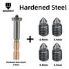 High Temp Wear Copper Brass Hardened Steel Nozzle Kit for Anycubic Kobra 3 Max Combo 0.2/0.4/0.6/0.8mm Hotend 3D Printer Parts.