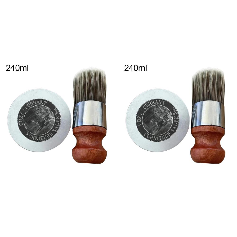 4/8oz Leather Salve All-Natural Polishing Treatment Leather Cream Conditioner Universal Conditioner for Car Interiors Furniture