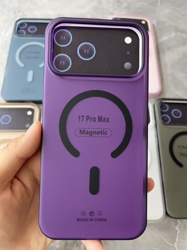 IPhone 17 Pro Max Matný ledový opar Magnetický ultratenký nárazuvzdorný kryt