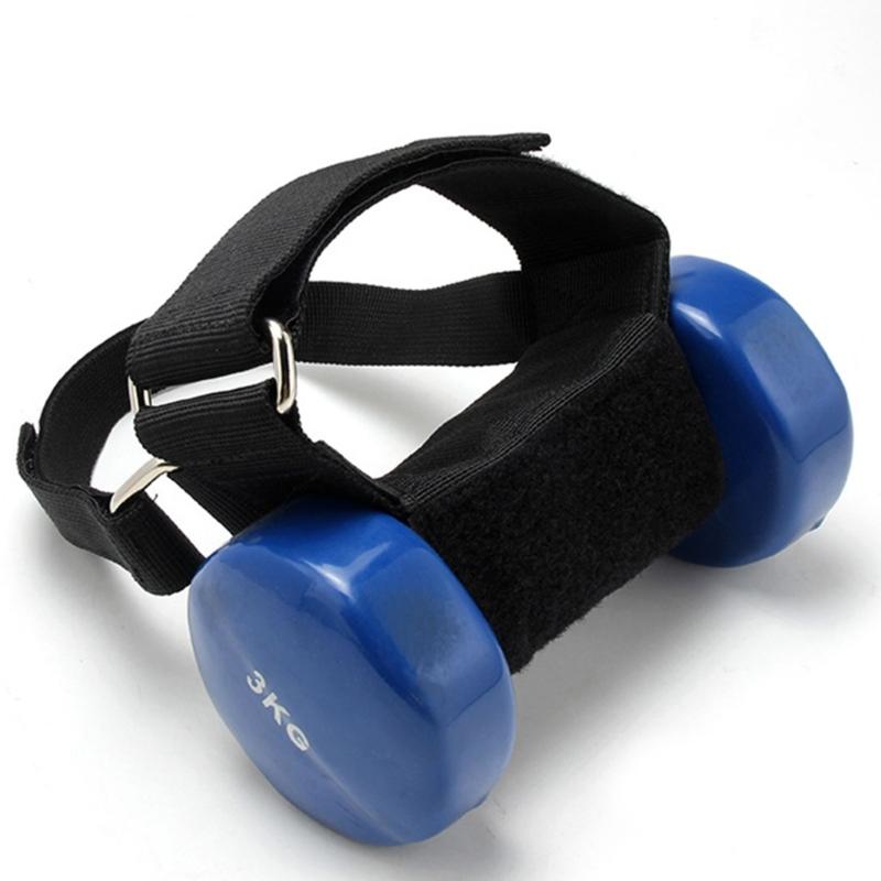 Dumbbell Foot Attachment Dumbbell Ankle Strap Adjustable Dumbbell Attachment Strap Dumbbell Foot Strap for Fitness