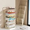 Small Size Desktop Bookshelf, Stable Dual Purpose Book Storage Rack, Simple Tabletop Organizer for Student Study Desk