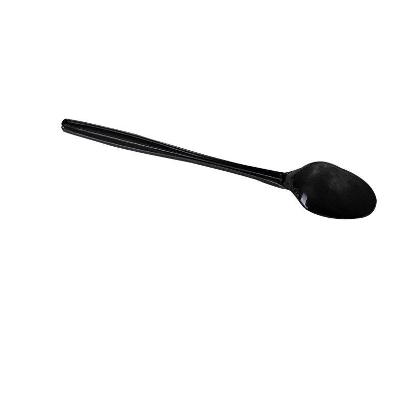 ZISIZ Disposable Plastic Long-Handled Dessert Sporks
