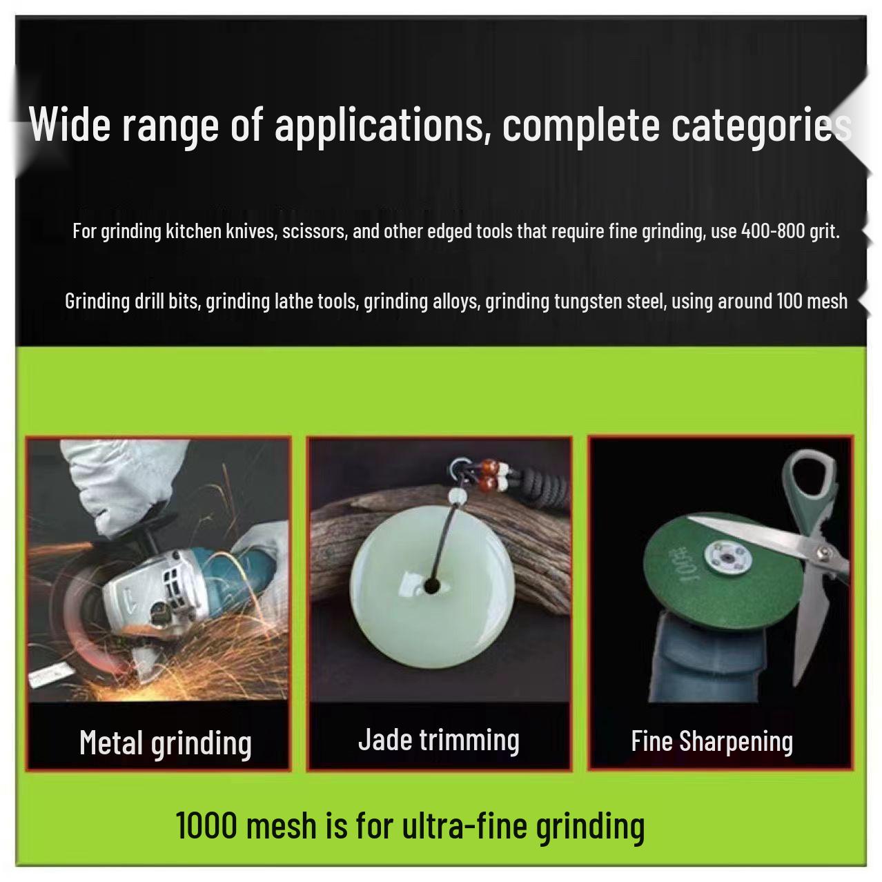 

Угловая шлифмашина Точильный круг для ножей и сверл и Полировальный диск 100 Grit (1 Piece)