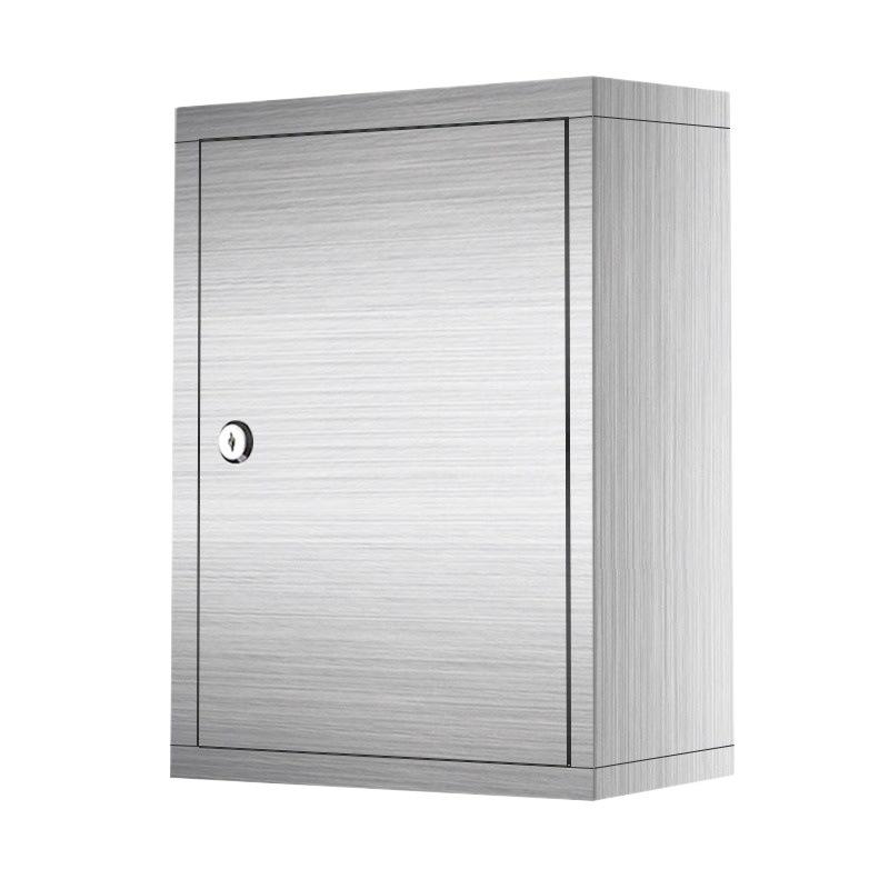 Lockable Wall-Mounted Stainless Steel Phone and Data Storage Box