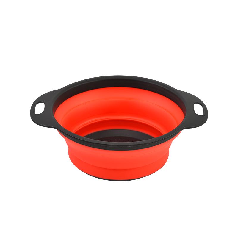 

Складная круглая корзина-дуршлаг: Регулируемая раковина для мытья фруктов и овощей.