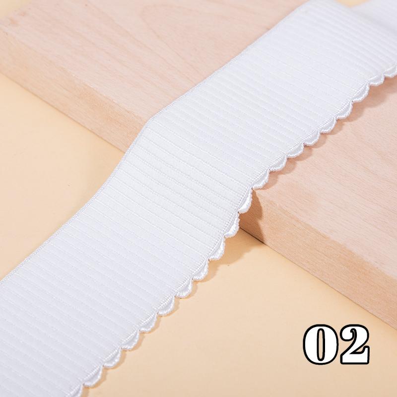 3M Spitzenbesatzstoff 5cm Stretchband Hochelastische Bänder Bund Für DIY Nähen Rock Kleidungsstück Hose Patchwork Zubehör