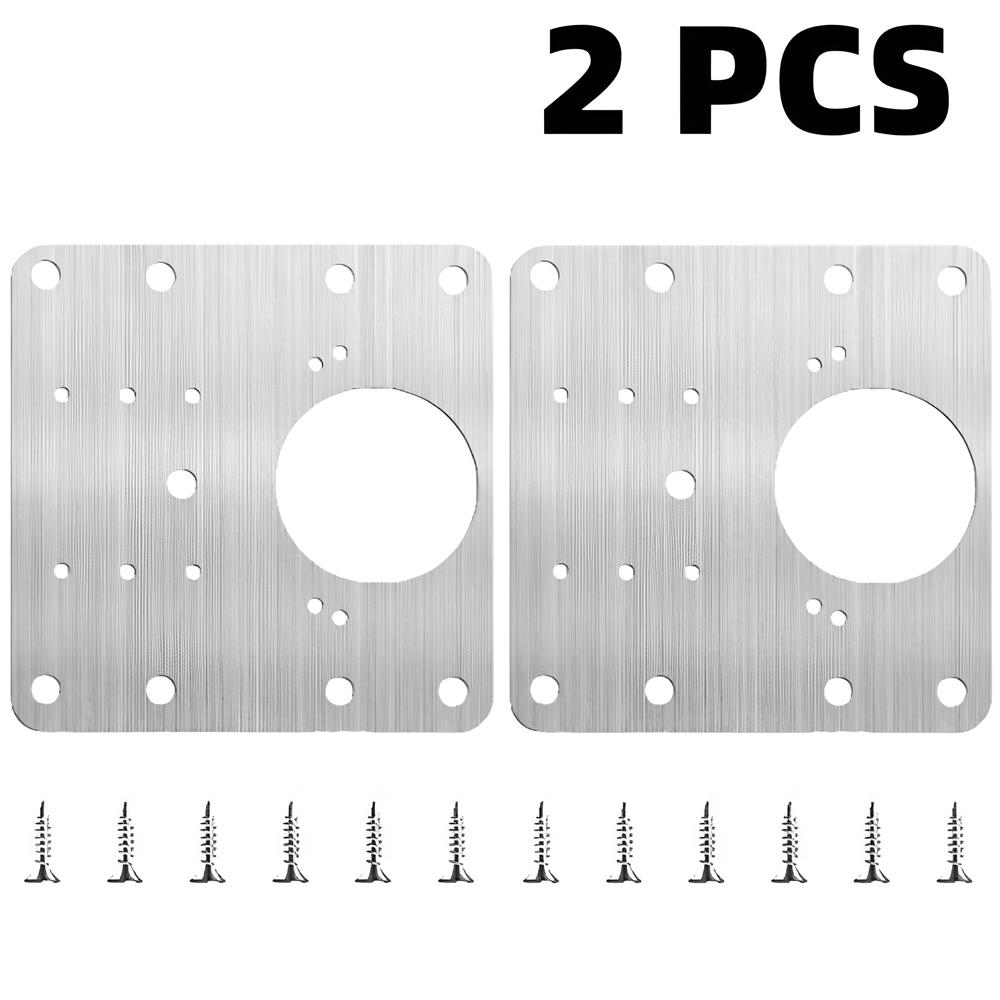 Sada desek na opravu závěsů skříňky Kuchyňská skříňka Dvířka kuchyňské linky Montážní deska závěsů s otvory Ploché upevňovací konzoly Držáky pro domácnost Nářadí pro domácnost