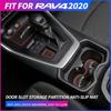 Türschlitzmatte Anti-Rutsch-Autotür-Gummi-Schalenkissen Red Gate Slot Pad für Toyota RAV4