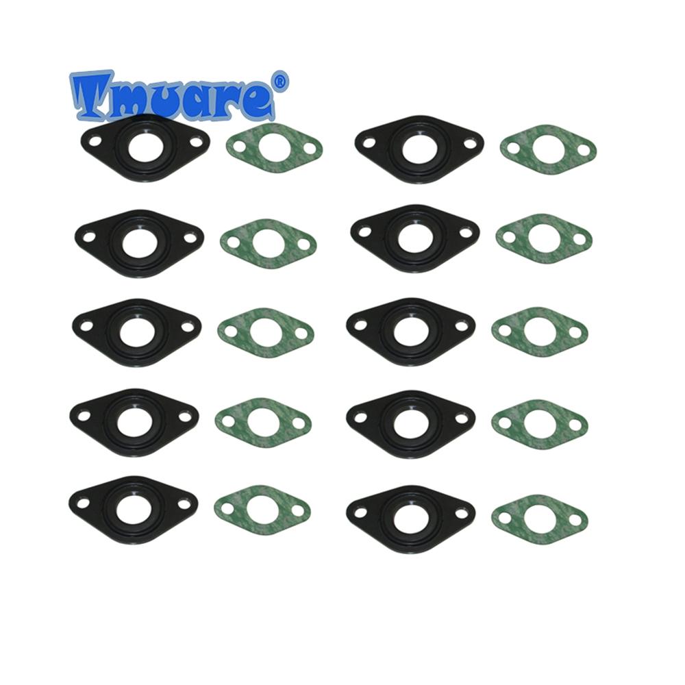 Tmuare Carburetor Manifold Carb Intake Pipe Gasket For Zongshen 60cc 4 Stroke Fully Automatic Electric Start Engine ZS1P44FMC