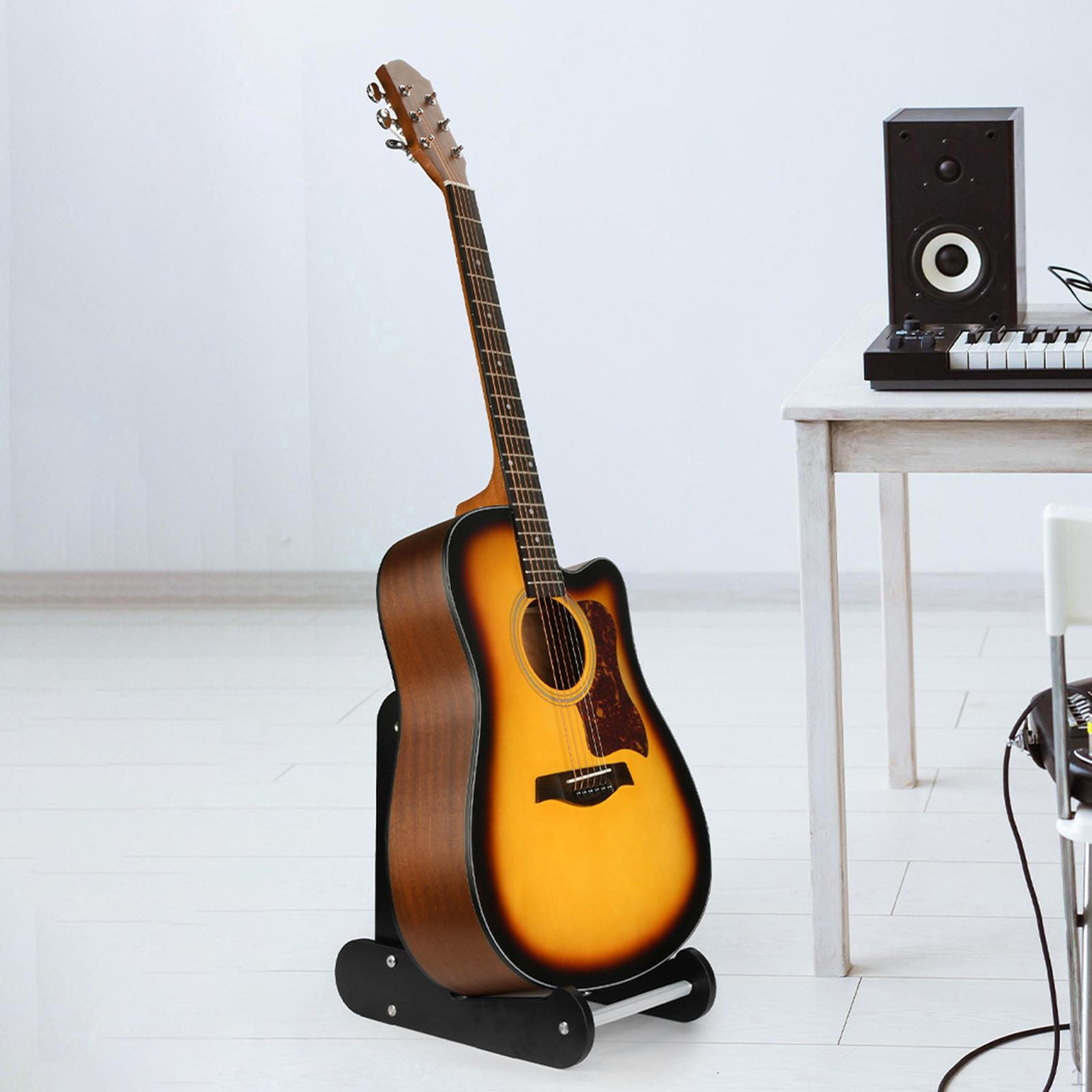 

Electric Guitar Stand Stable Support AntiSlip Easy to Install Accessory Premium, Portable,