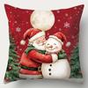 Christmas decoration pillowcase New Year Gift Santa Claus Reindeer Snowman pattern home room decoration sofa cushion cover