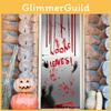 Spooktacular Halloween Decoration Blood Handprint Door Sticker For Ghostly Home Setup