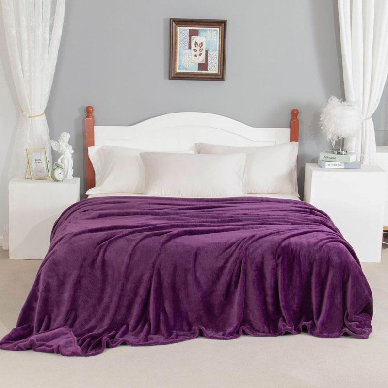 Fleece Blanket Queen Soft Cozy Plush Fuzzy Flannel Bed Blanket - Lightweight Anti-Static Microfiber Blanket for Couch, Bed, Sofa
