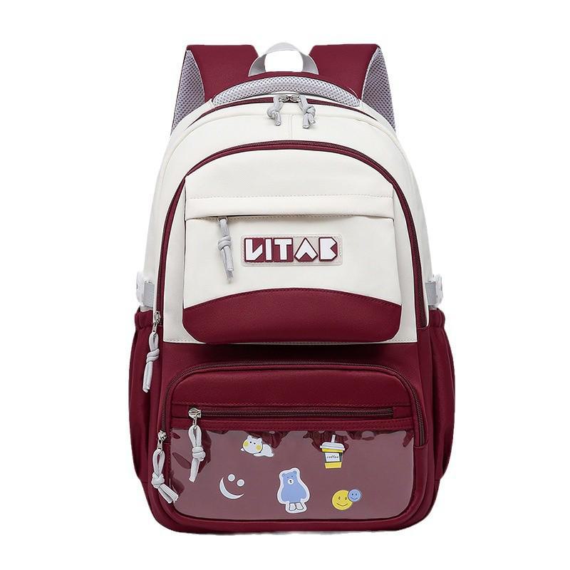 Korean Women's Waterproof Large Capacity College Style Backpack