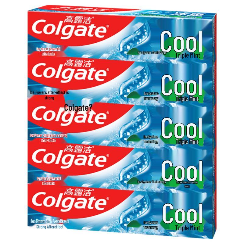 Colgate Triple Action Mint Toothpaste 120g (5-Pack)