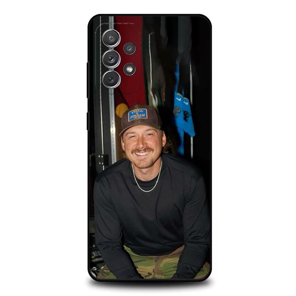 Singer Morgan W-Wallen Phone Case For Samsung S25,S24,S21,S22,S23,S30,Ultra,S20,Plus,Fe,Lite,Note,10,9,5G Black Cover