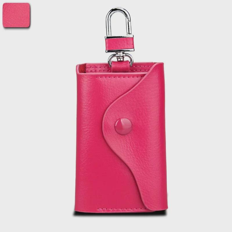 Genuine Leather Universal Car Key Bag for Men - Multifunctional Gift