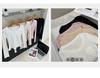 Korean Style Pink V-Neck Slimming Cropped Long Sleeve Women's Top - Autumn/Winter Collection