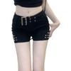 American Spicy Girl Low-Waist Elastic Denim Hot Pants - Women's Summer Slimming & Trendy Fit