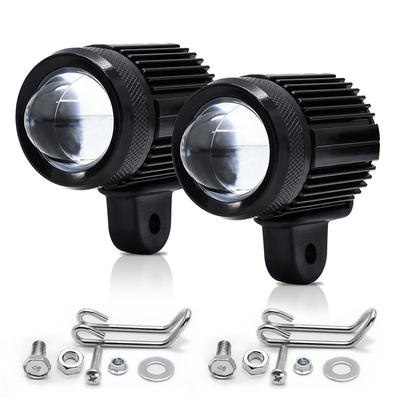 2 Luces Antiniebla LED para Motocicleta 60W Faro Luz Delantera 12V 24v Focos Tira de Luz Luz Intermitente para Motocicleta Coche Camión SUV