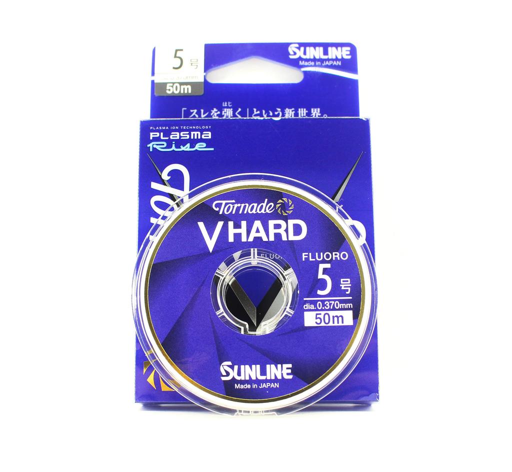 Sunline Fluorocarbon Vorfach Tornado V Hard Version 2 50m #5 20lb (3045)