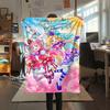 1PC WonderfulPrecur,Winx Club Print Flannel Blanket, High Quality All Seasons, Home Decor, Warmth and Comfort, Perfect for Christmas Gifts