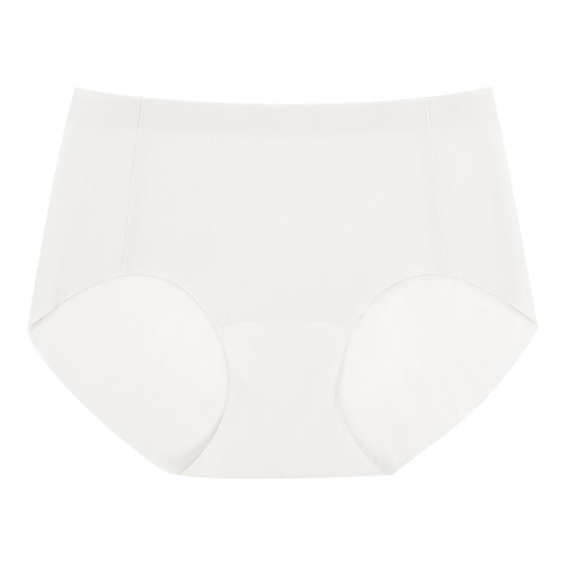 High-Quality Ice Silk Seamless Women's Panties with Antibacterial Cotton Crotch for Comfort and Peach Hips