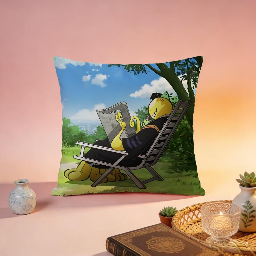Popular AAssassination Classroomful Cushion Cover Premium SkinFriendly Pillow Case MultiPurpose for Home Office Travel