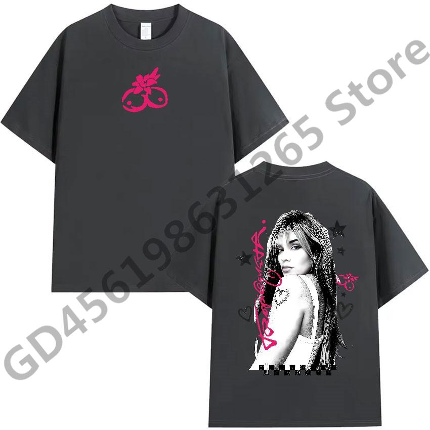 Personality KAROL G Tropicoqueta T Shirt Unisex Women Retro Fashion Cotton Short Sleeve Tees Summer Casual ONeck Clothing Tops
