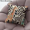 Boho African Wild Animal Print Pillow Covers Pattern Cushion Cover Suitable for Sofa Bedroom Car Pillow Cover
