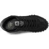 Kappa Logo Training Synthetic Leather Low-Top Running Shoes Unisex sneaker Black Green K0CW5MM09-990