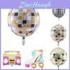 Glanzende Grote Discobal Helium Ballonnen Perfect Voor Feestelijke Afstudeerfeest Decoratie